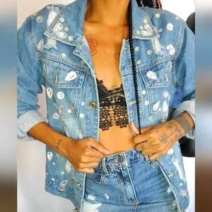 Lizette Collection Jackets Coats Art Deco Backless Chain